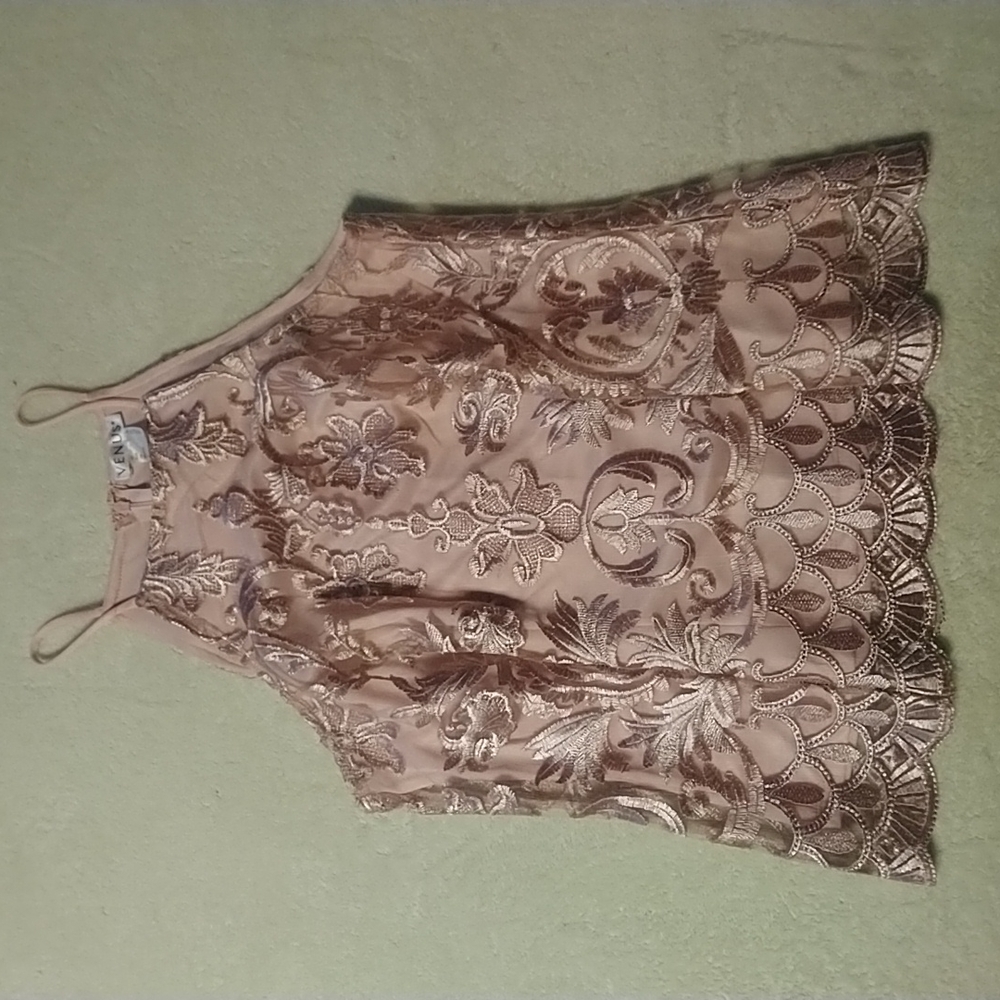 Venus Mauve Lace Halter 6